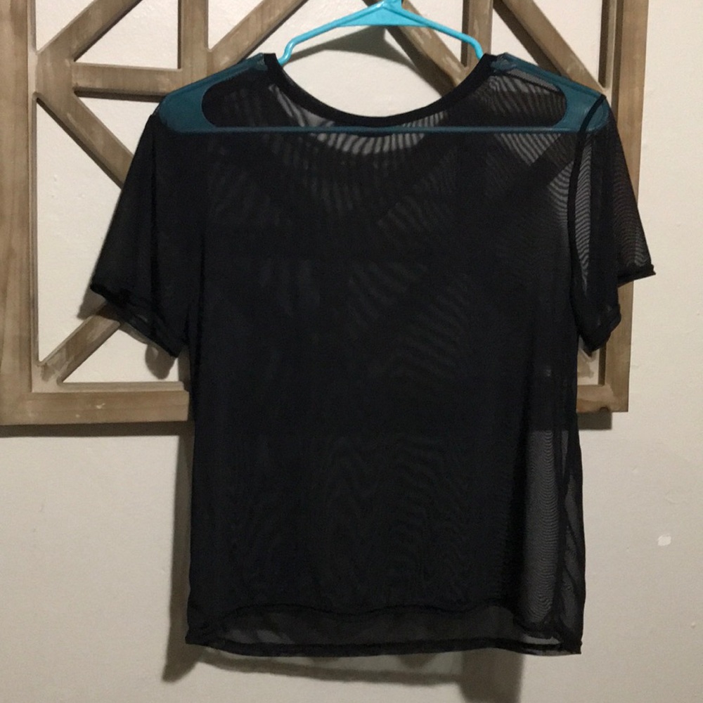 Sheer black t-shirt